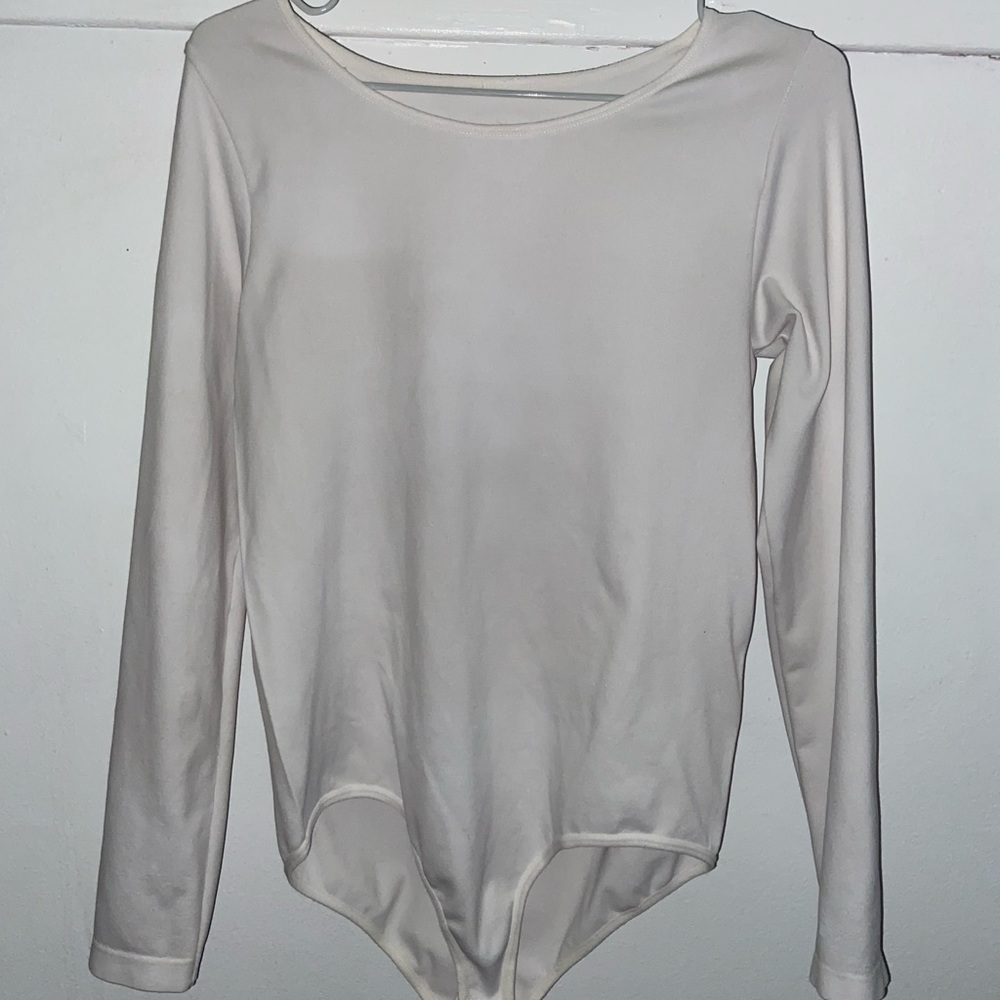 White long sleeve bodysuit / 3 for $17!!!